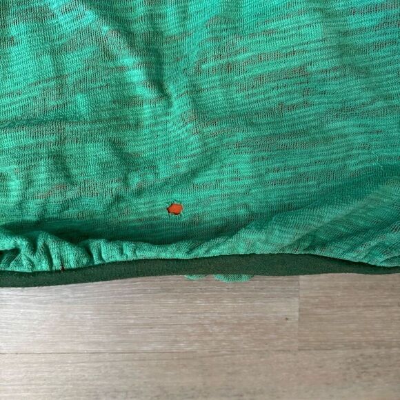 Nuvula Size XS Tie Waist Cardigan Green Floral Crochet Art To Wear Twee Boho - Picture 9 of 9